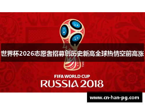 世界杯2026志愿者招募创历史新高全球热情空前高涨 世界杯2026志愿者招募创历史新高全球热情空前高涨